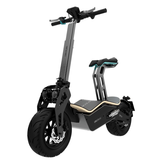 Ciclomotor eléctrico Cecotec MAKALU PRO, certificado DGT, ruedas 13.5